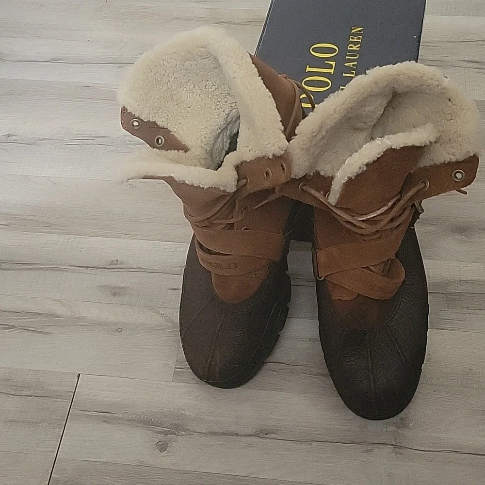 POLO RALPH LAUREN BOOTS SIZE 13D EUC